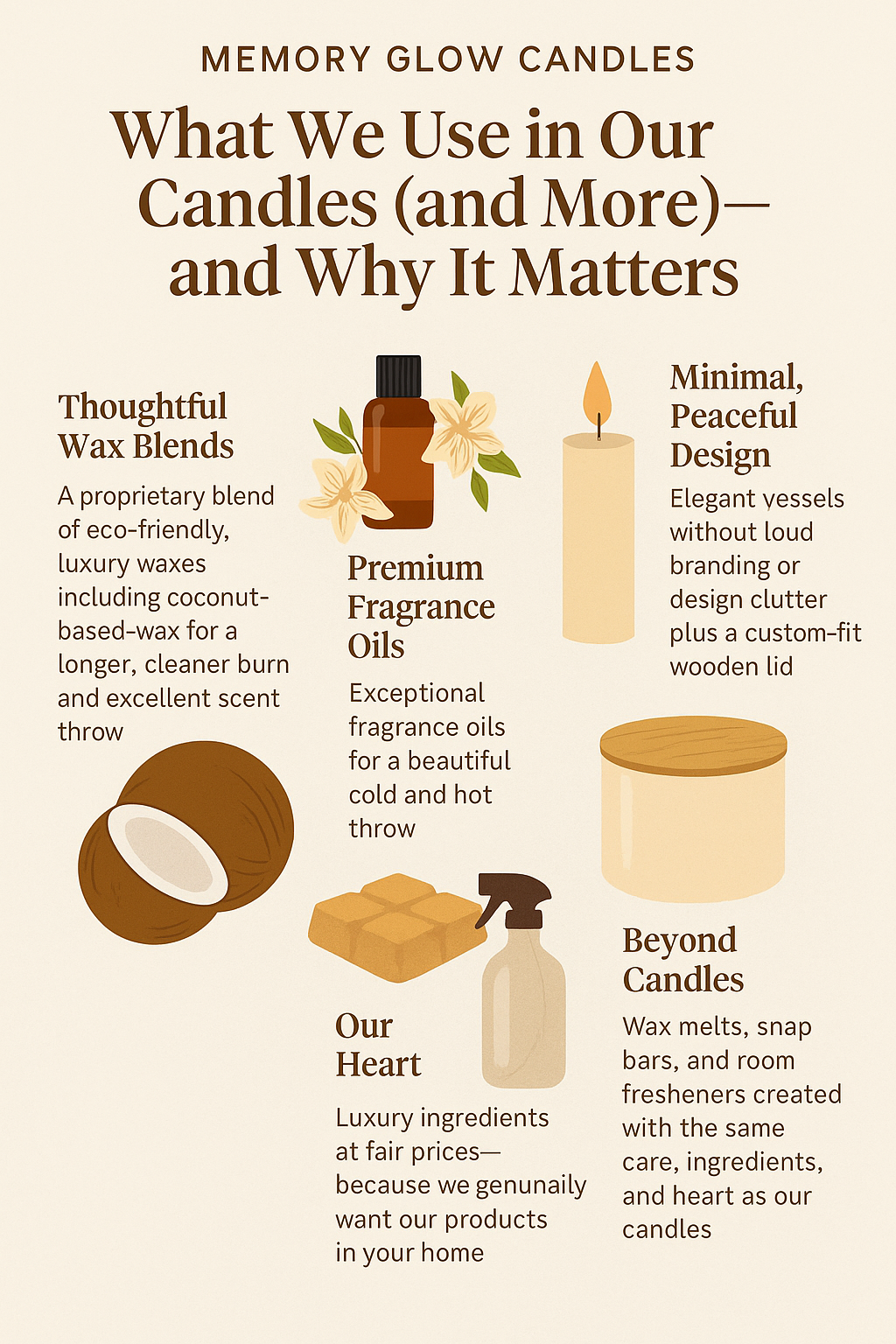 Inside Our Candles: Clean Ingredients, Luxury Scents, and Peaceful Design